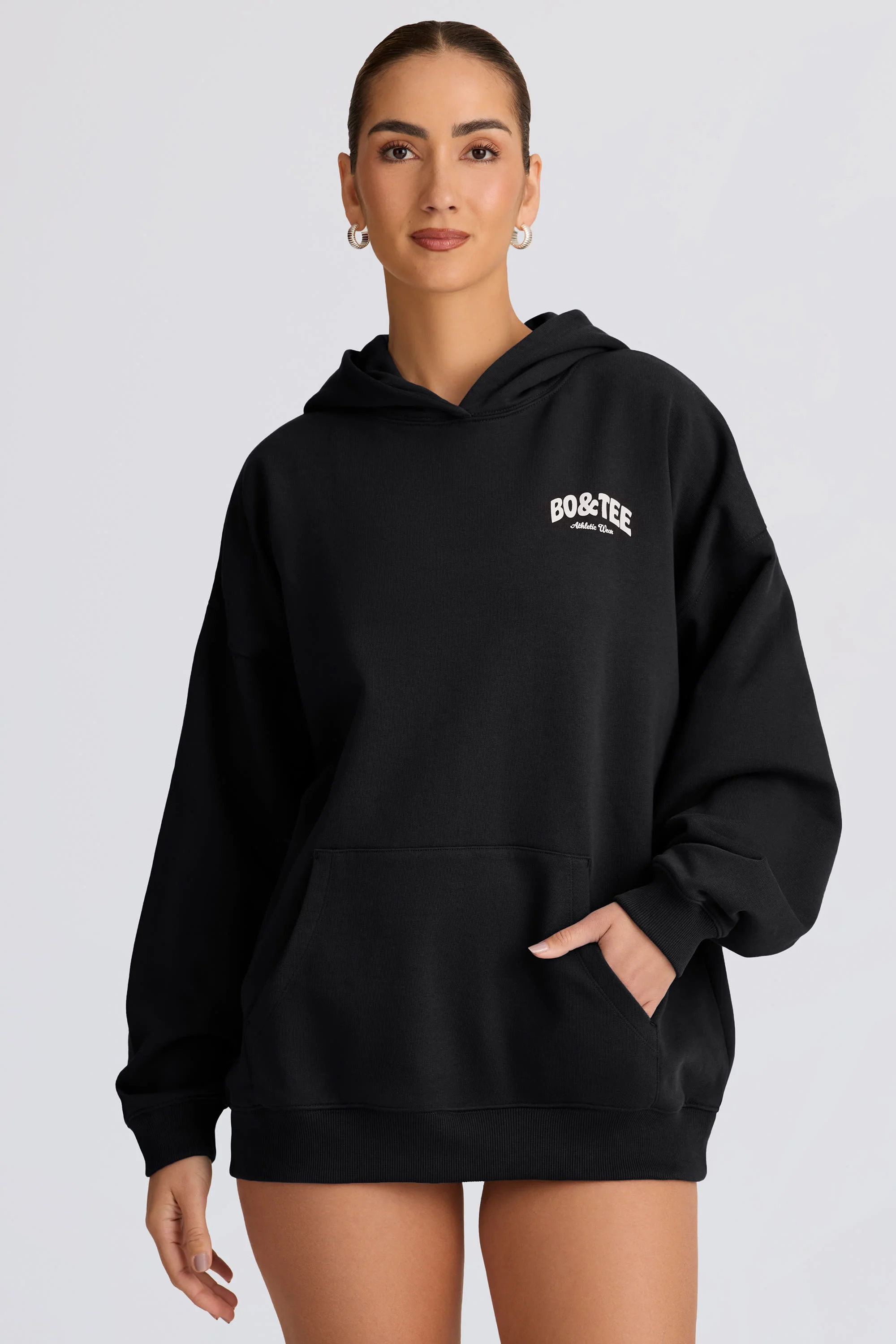 Oversized Hoodie in Black