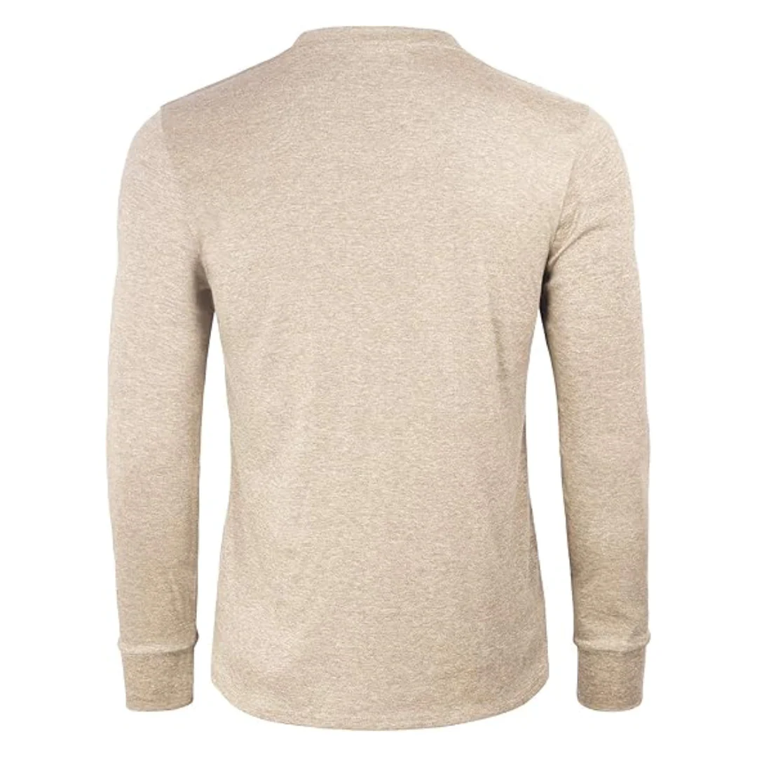 Uncharted Nathan Drake Costume Henley Cotton Casual T-Shirts