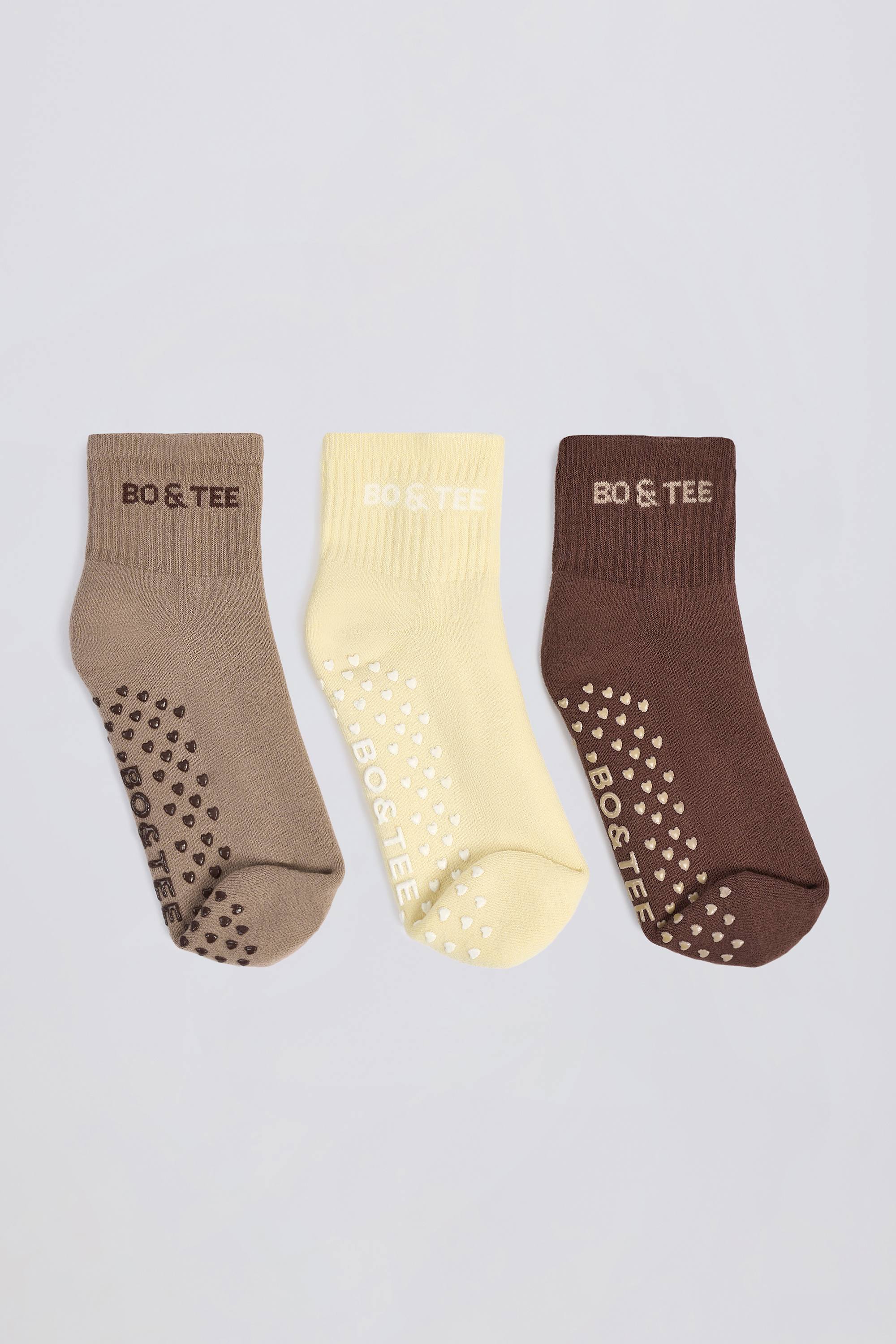 Pilates Sock Bundle in Multi Mocha