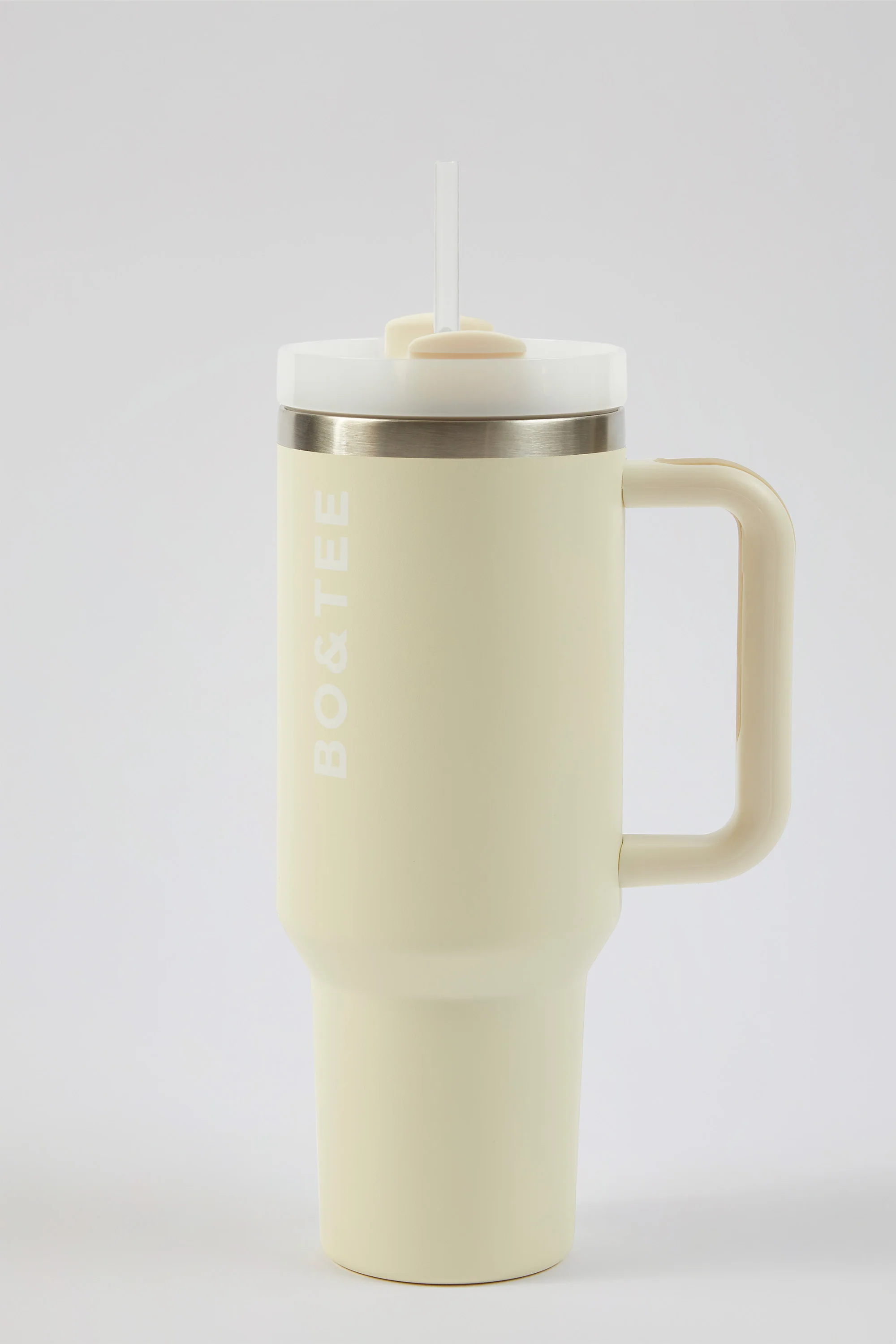 Stainless Steel Water Bottle in Cream