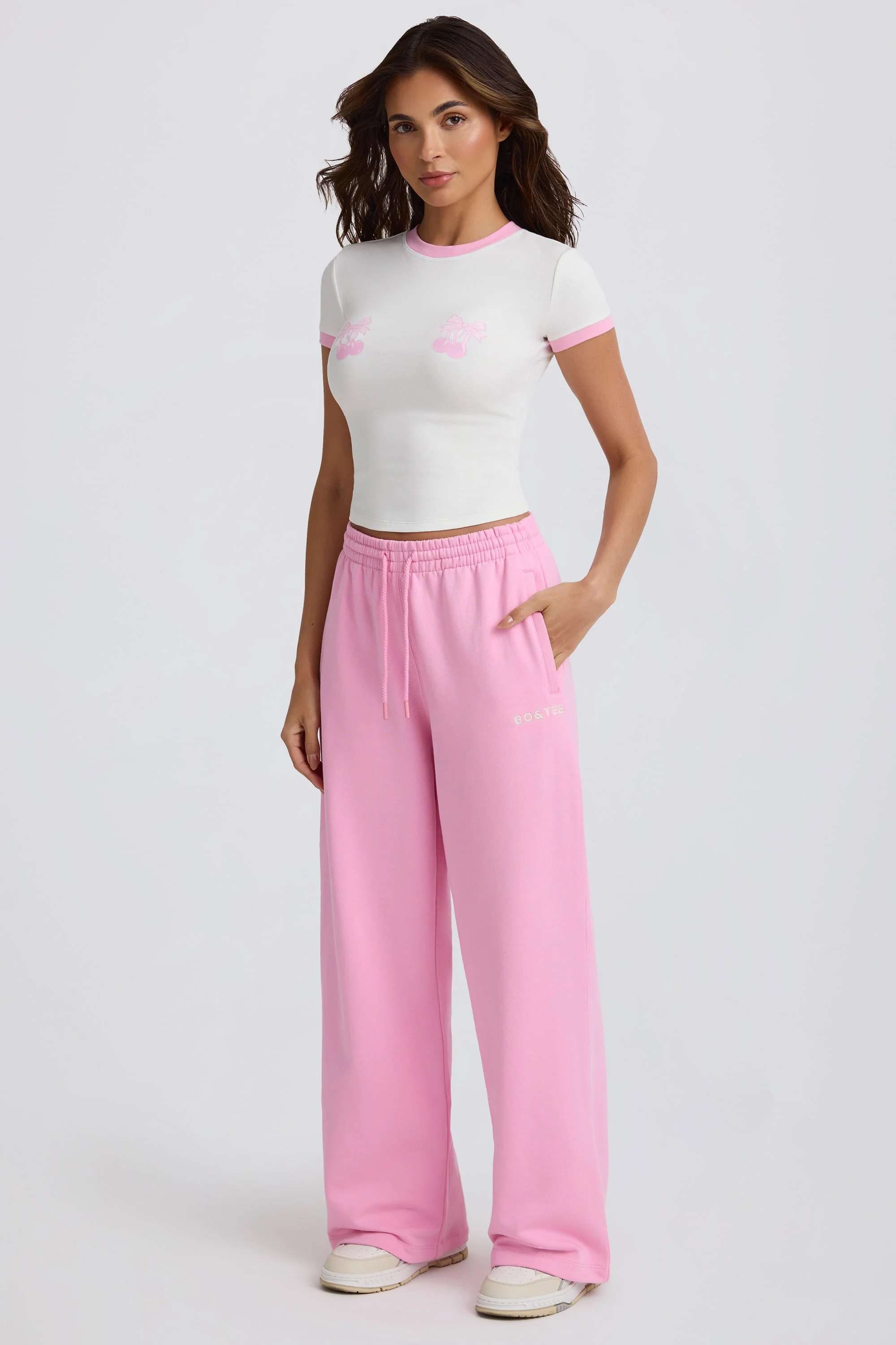 Cropped Baby T-Shirt in White