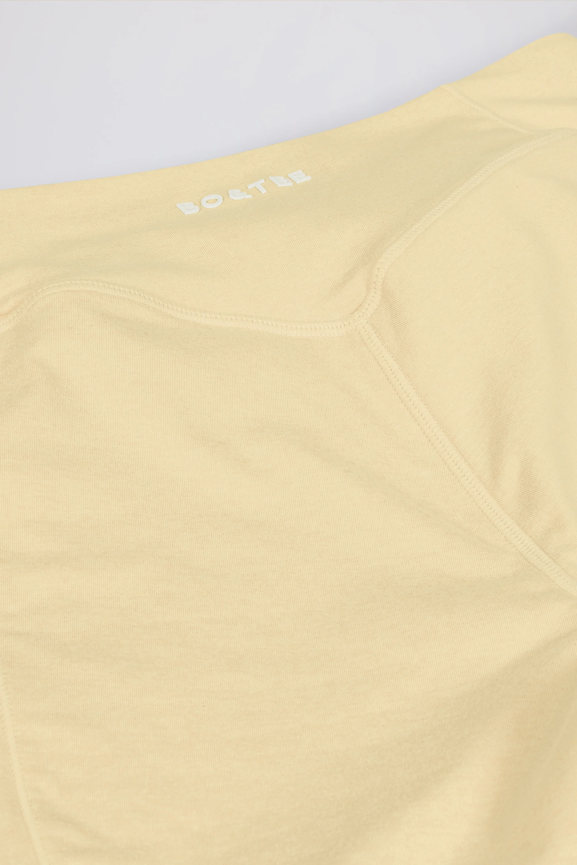 Ruched Mid-Rise Leggings in Lemon Marl