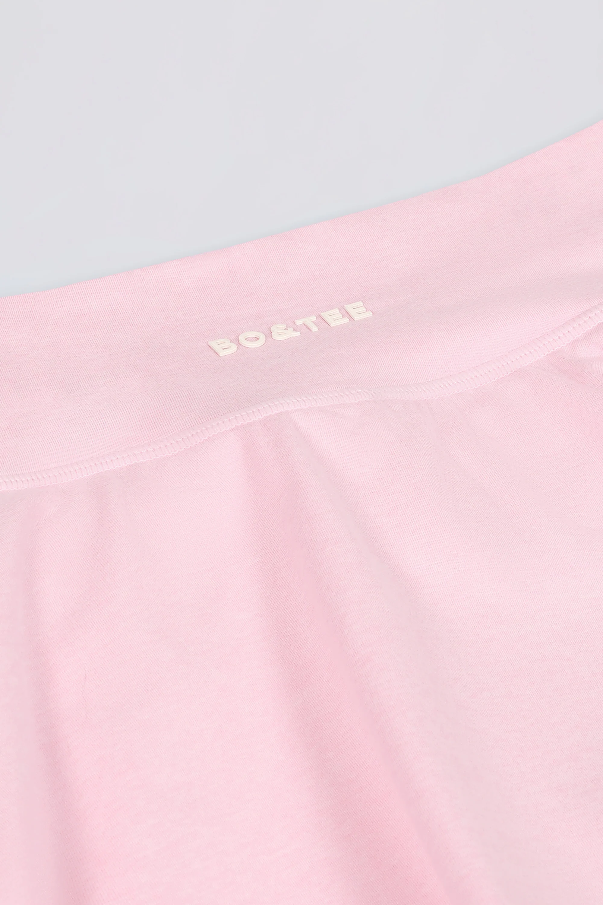 Crossover Mini Skort in Pale Pink Marl