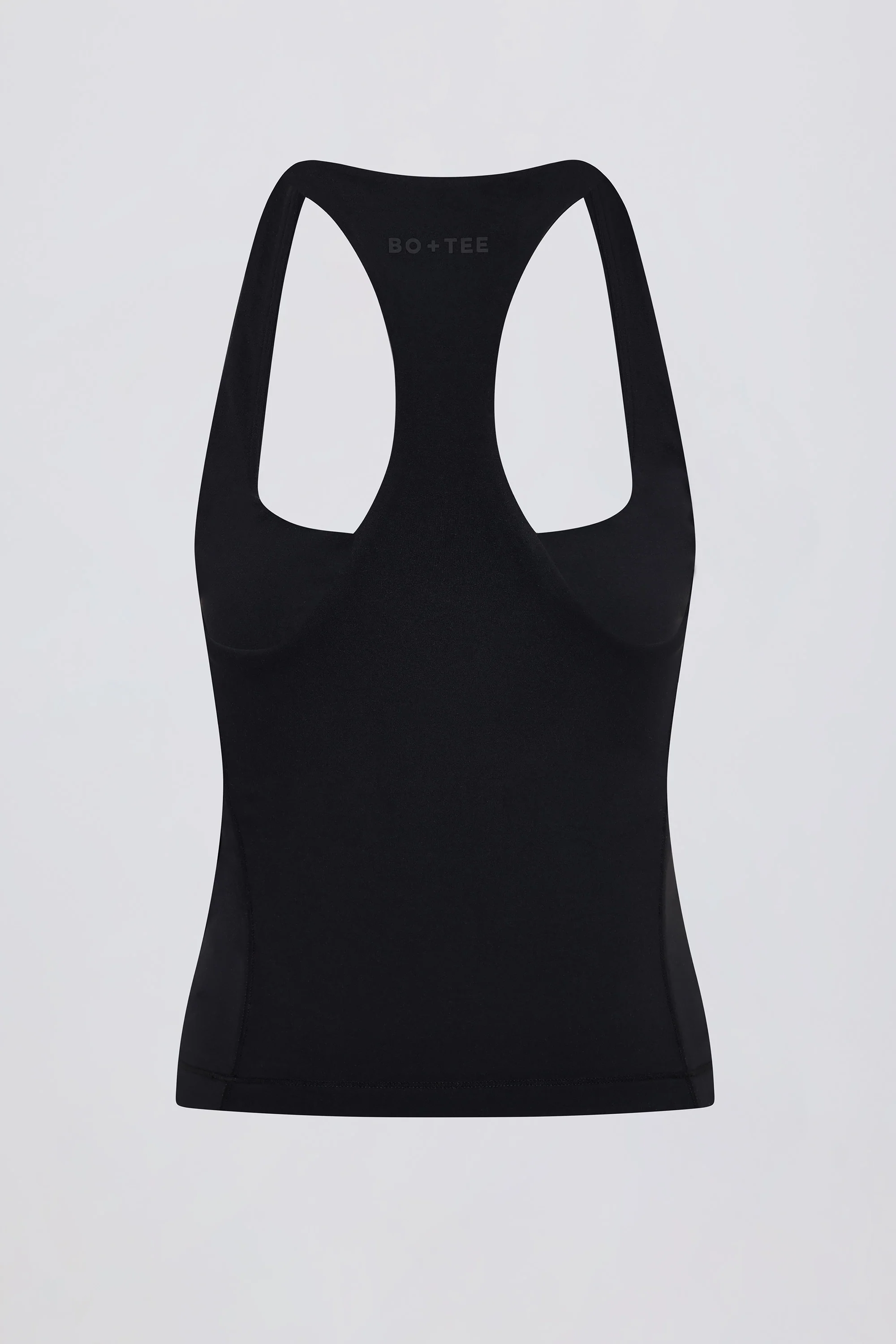 Soft Active Racerback Tank Top in Black
