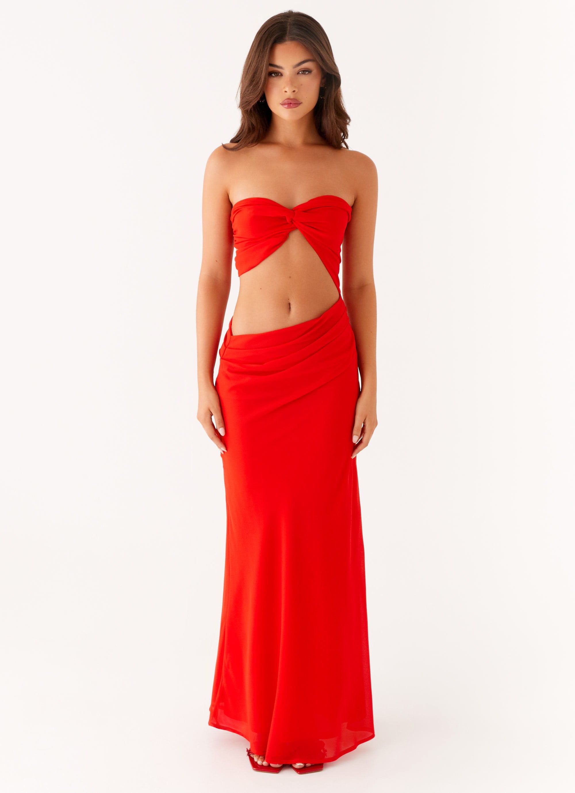 Carla Maxi Dress - Red