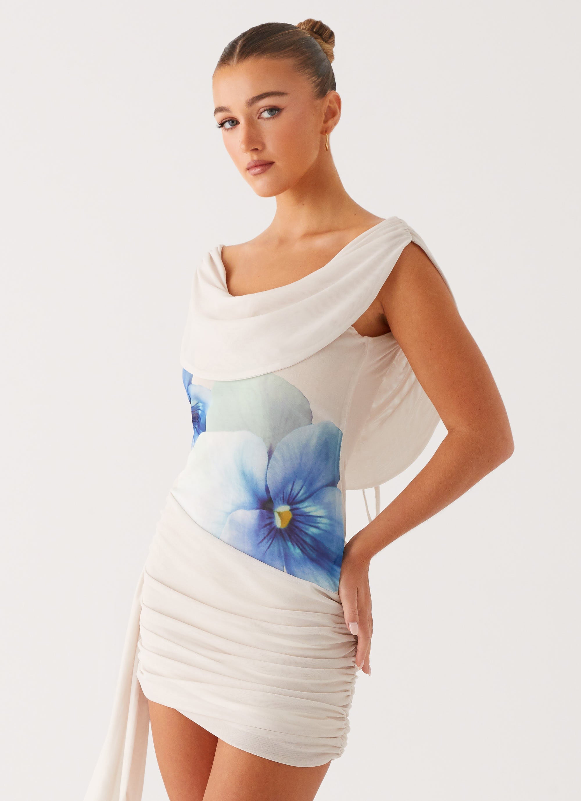 Good Fortune Mini Dress - Ivory