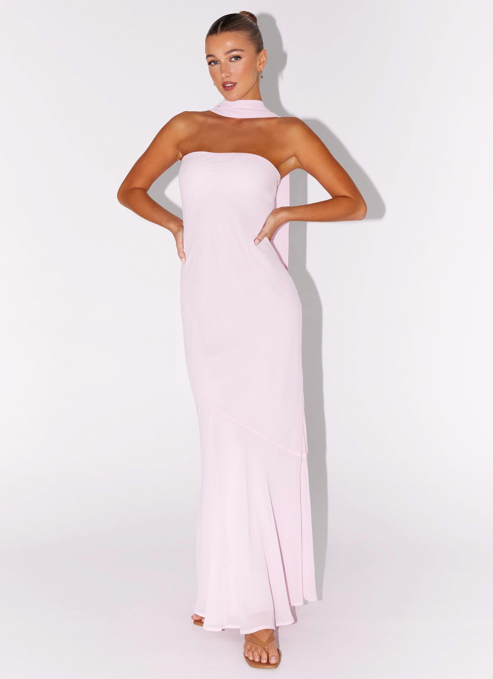 Under The Pagoda Maxi Dress - Pink