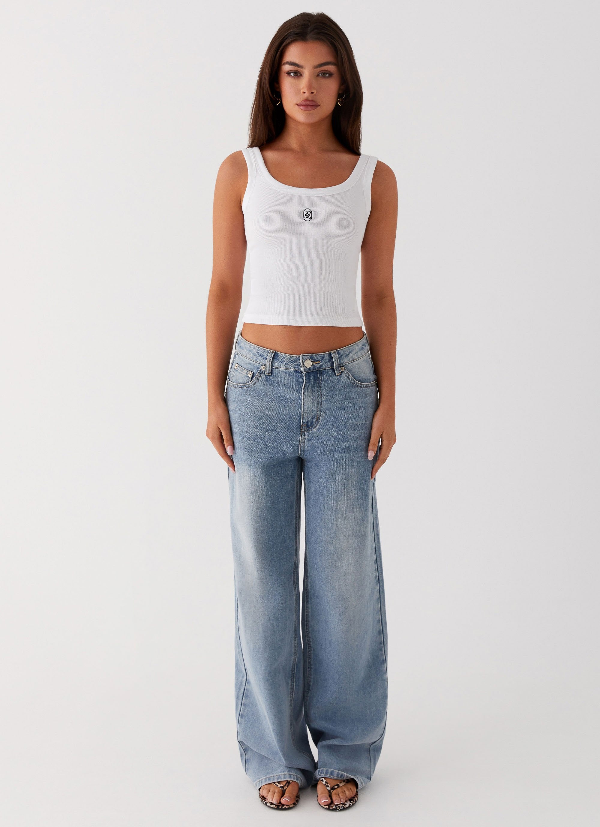 Signature Tank Top - Plain White