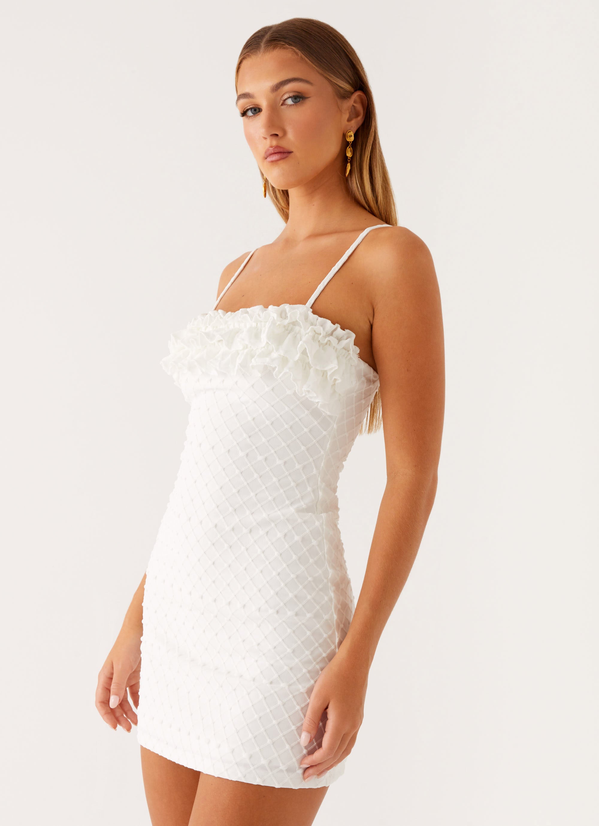 Bowden Mini Dress - Ivory