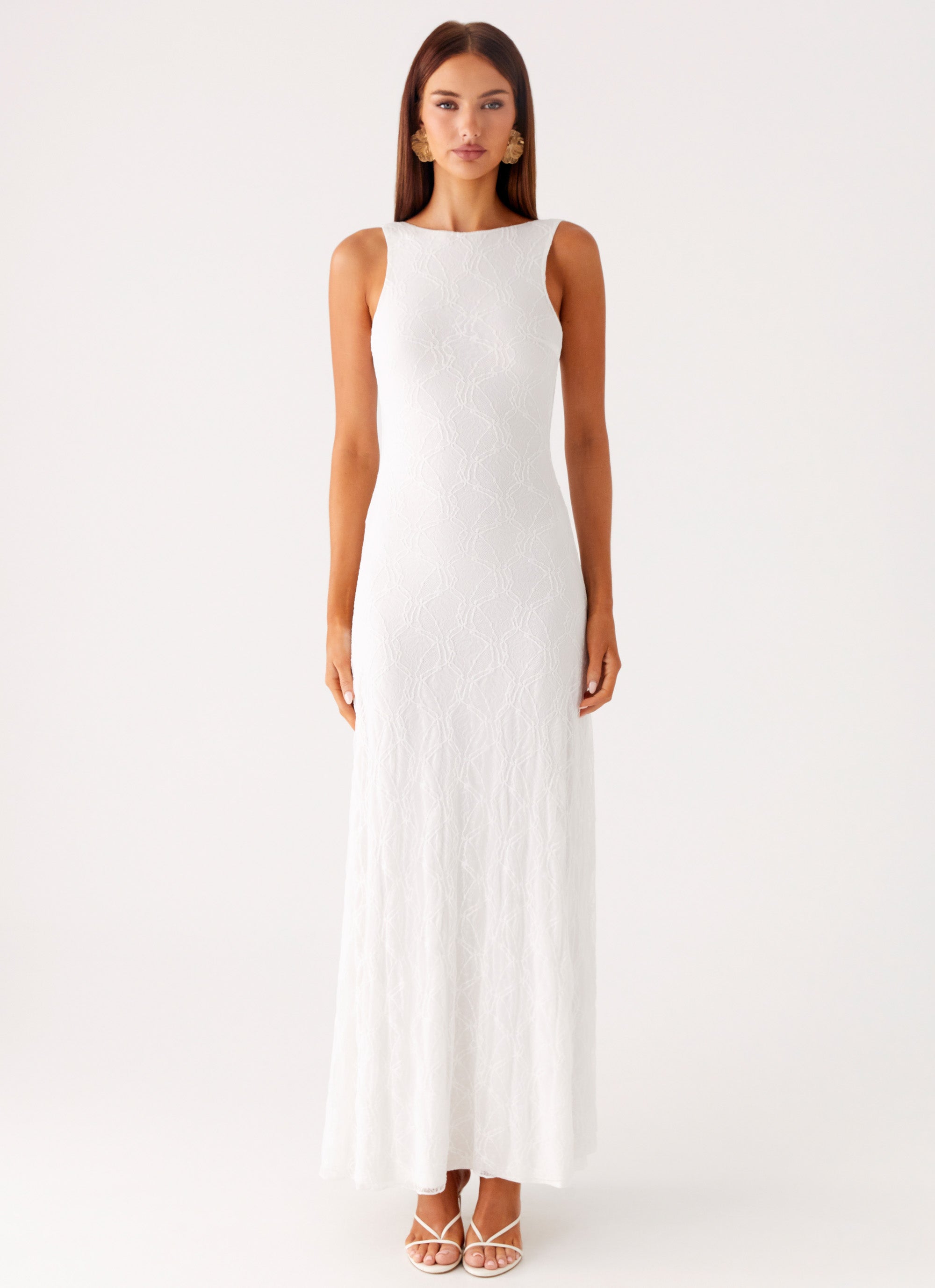 Embrace The Sun Maxi Dress - White