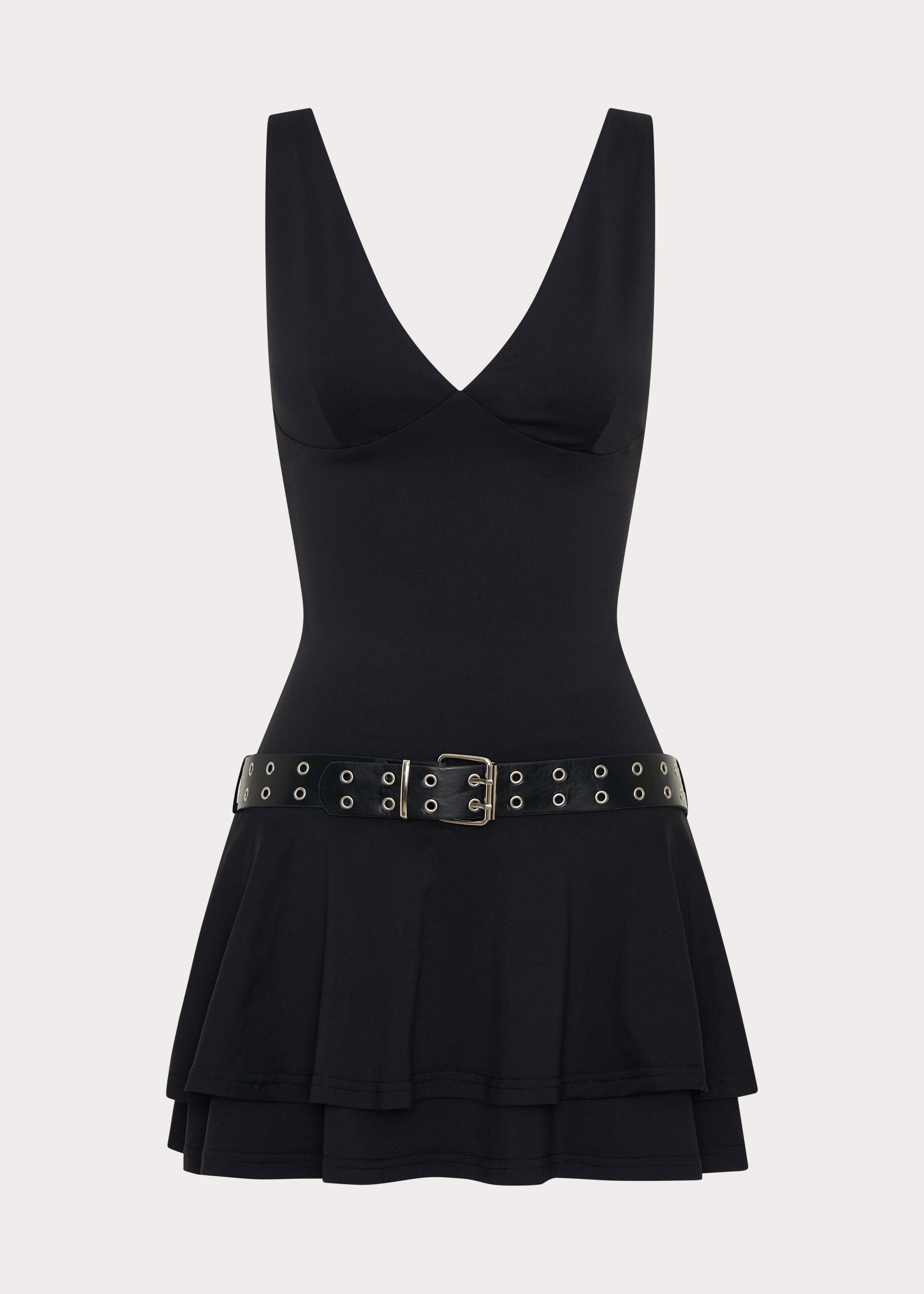 Gold Coast Mini Dress - Black