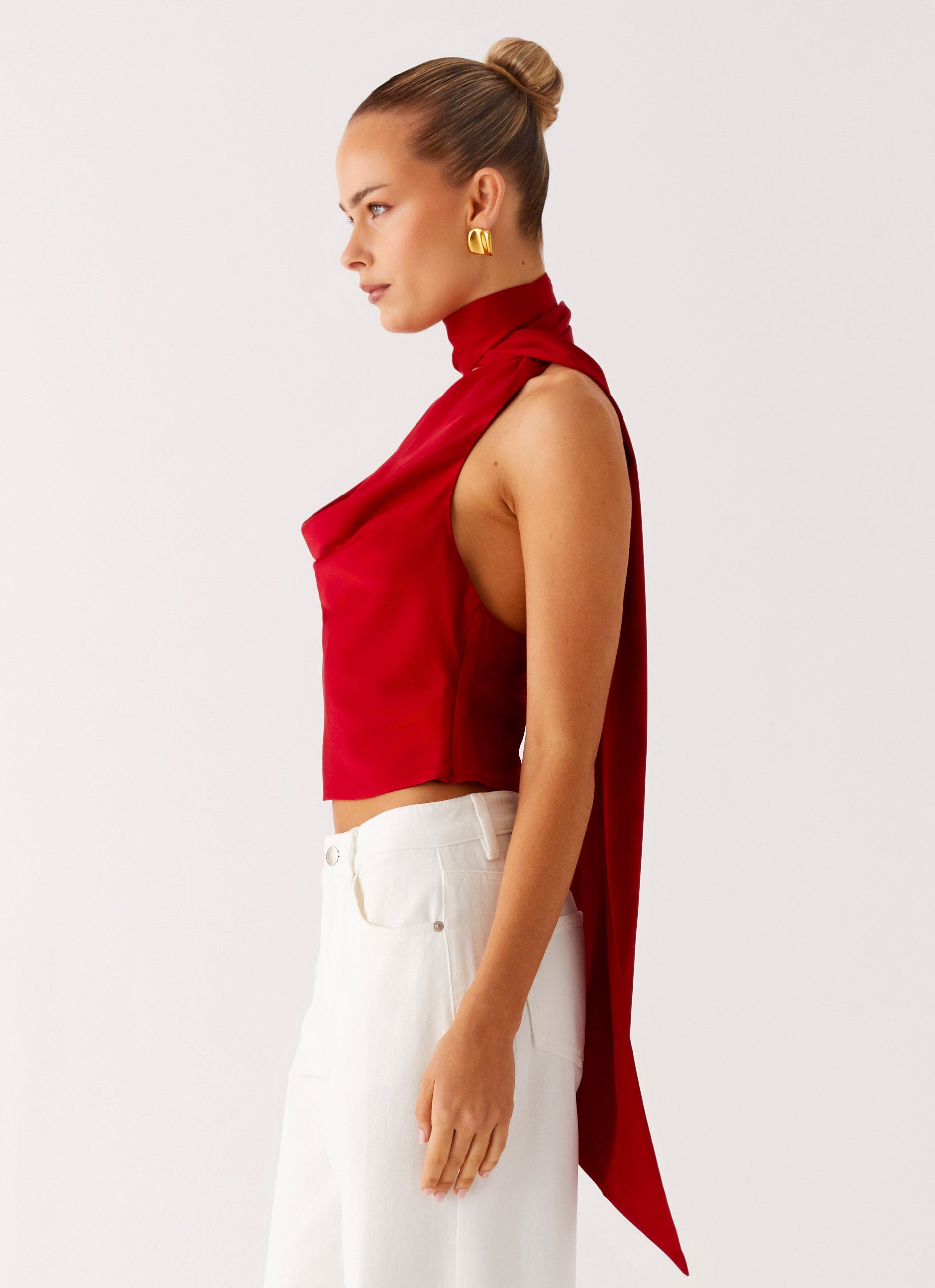 Catching Feelings Top - Red