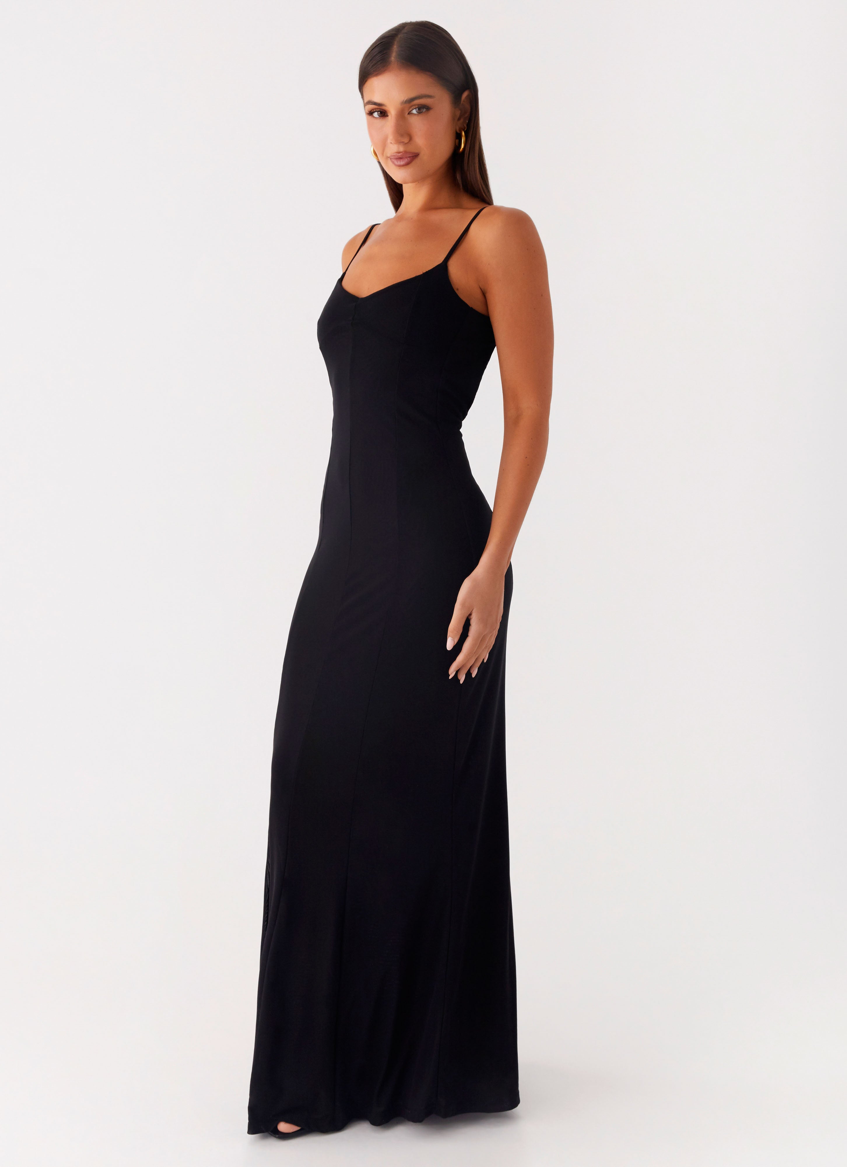 Serene Escape Maxi Dress - Black