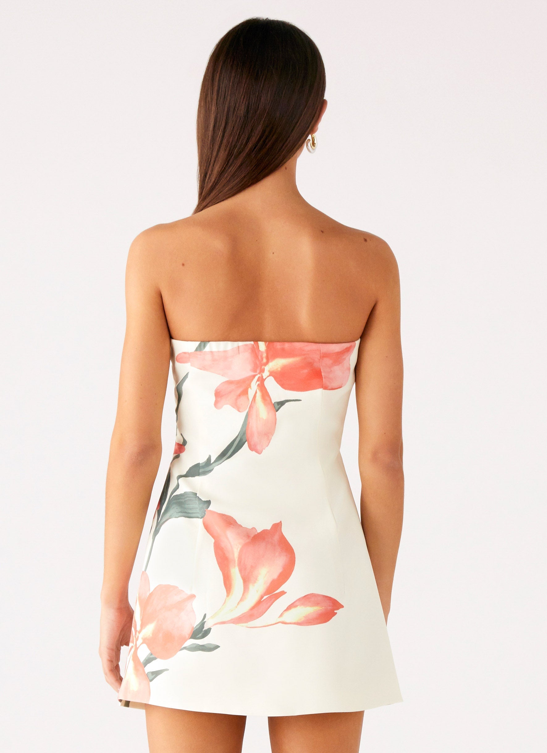 Denby Strapless Mini Dress - Siena Floral