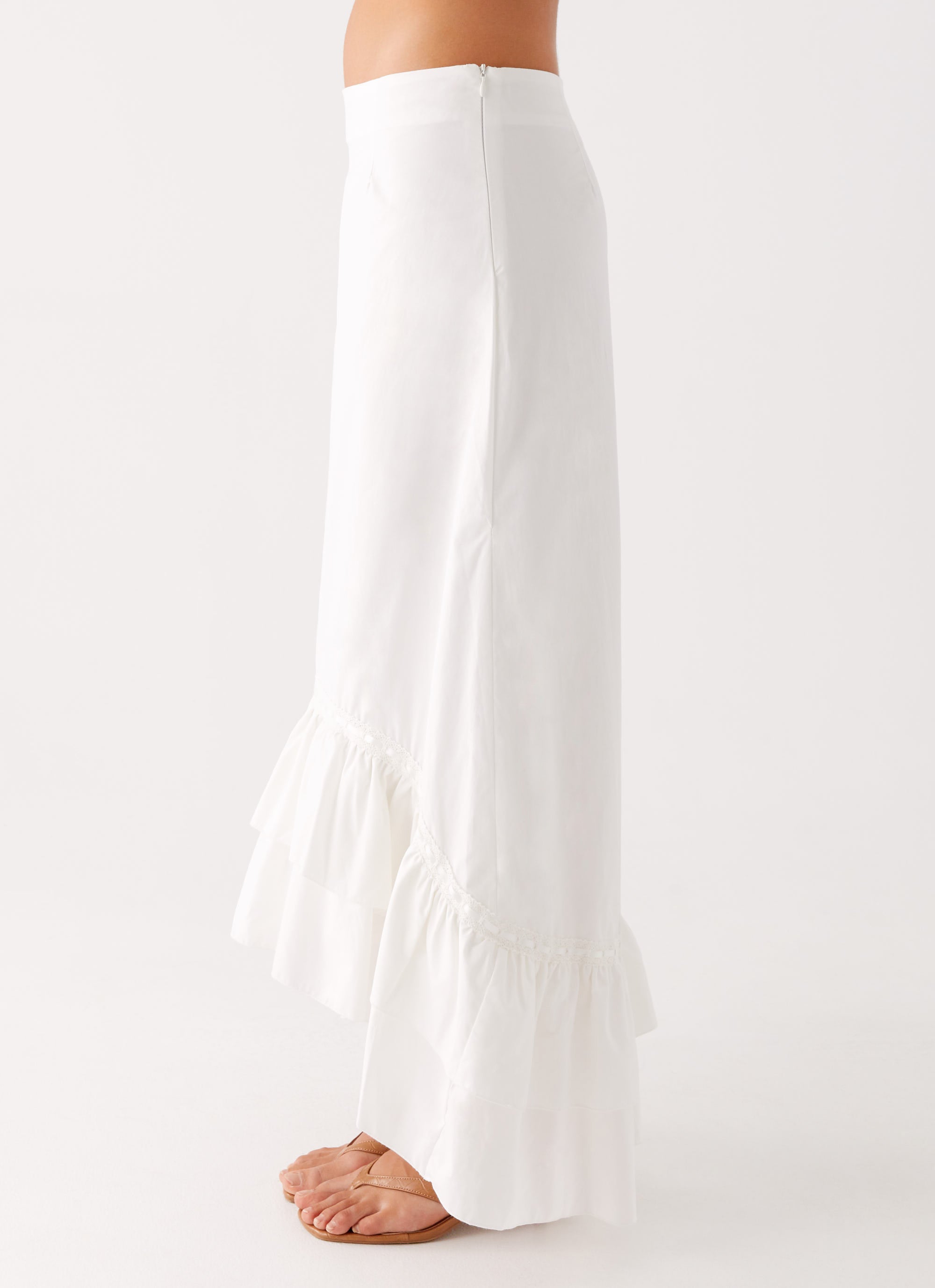 Alessandra Maxi Skirt - White