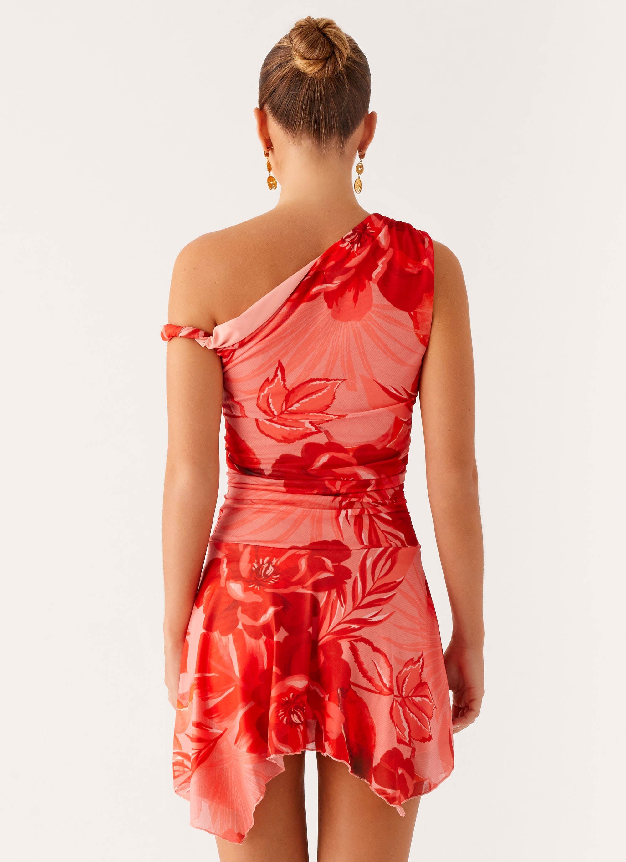 Wade Mini Dress - Sicily Sunsets Print