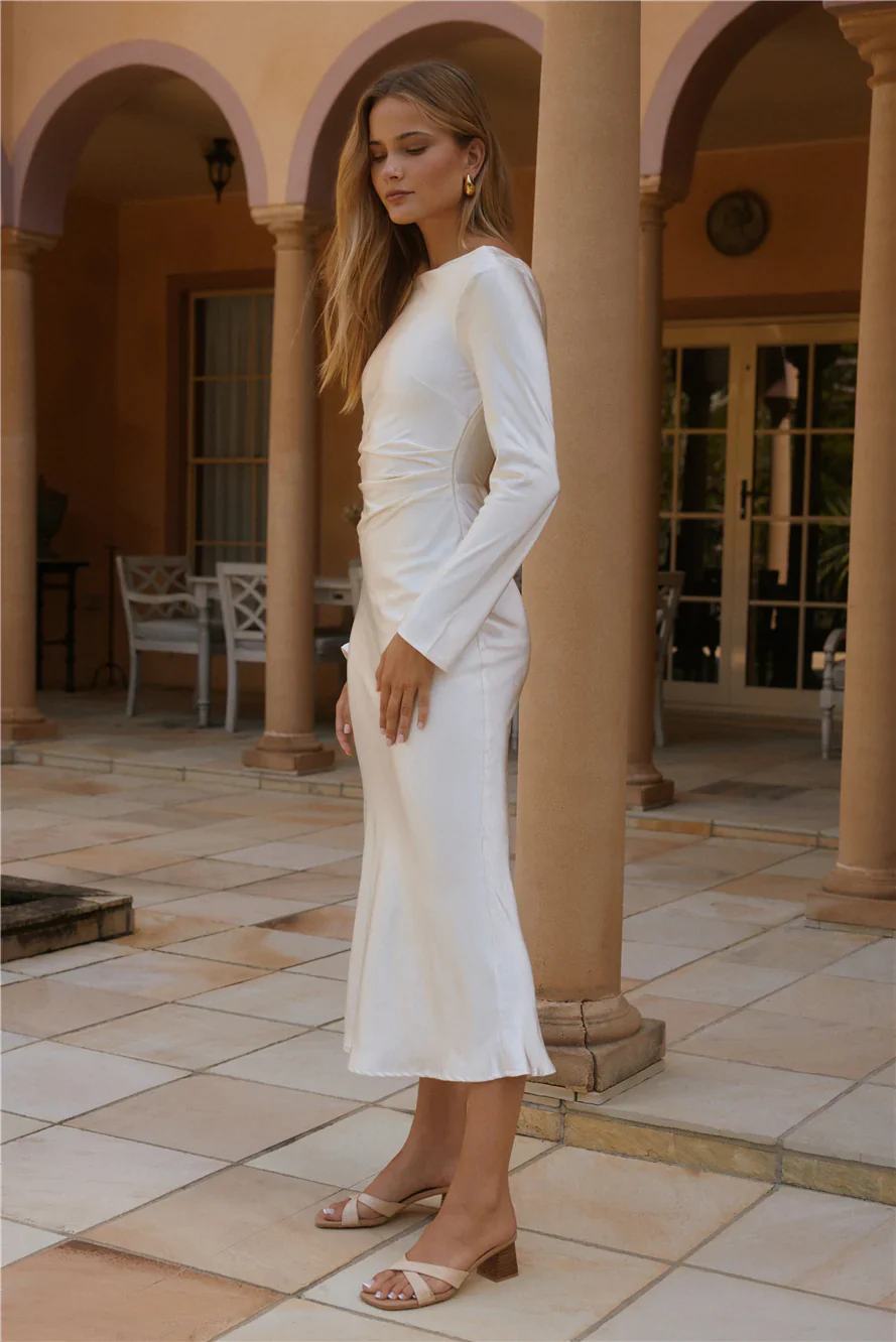 Forget Me Not Maxi Dress Cream
