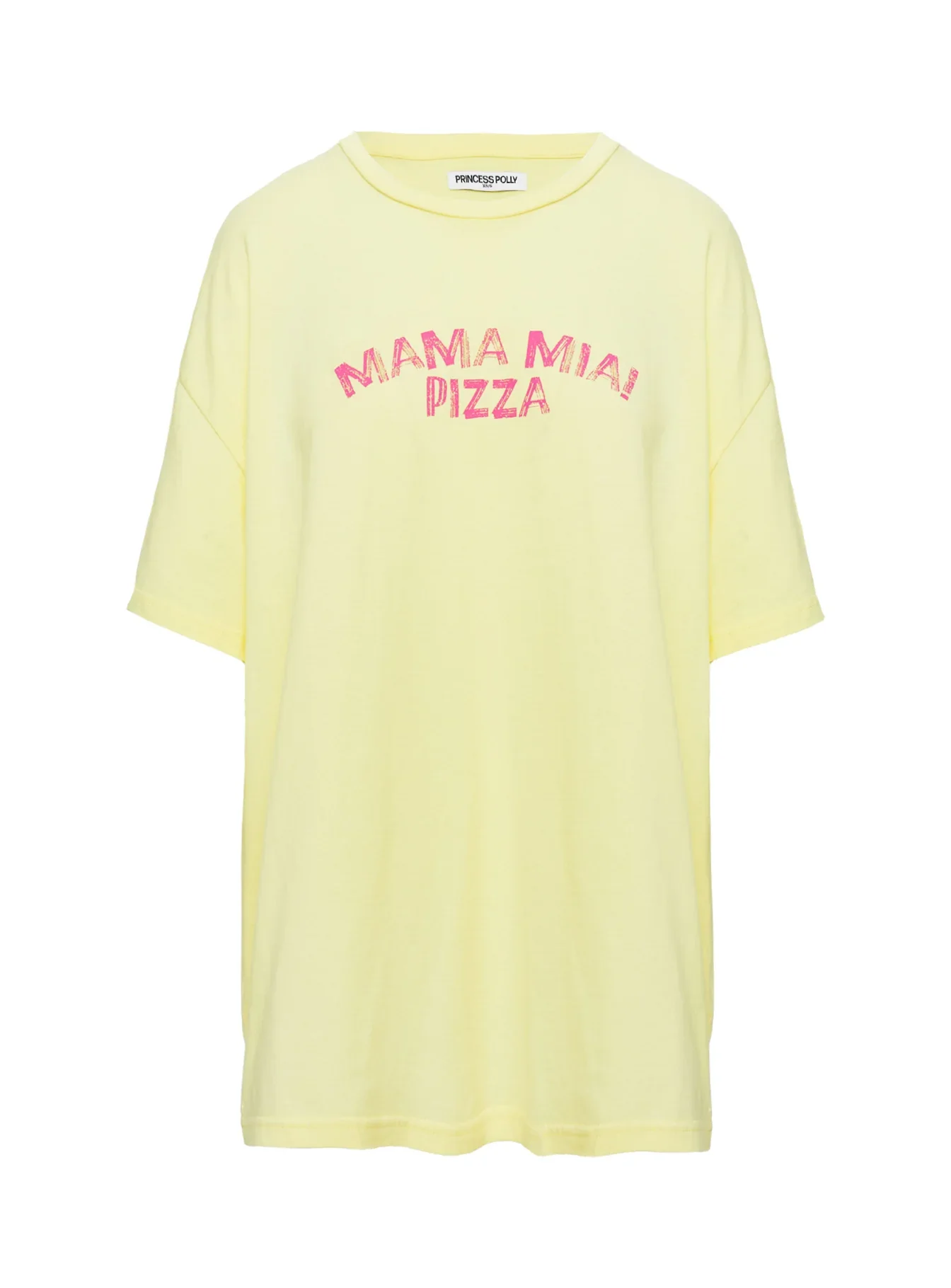 Made With Love Graphic Top Pastel Yellow