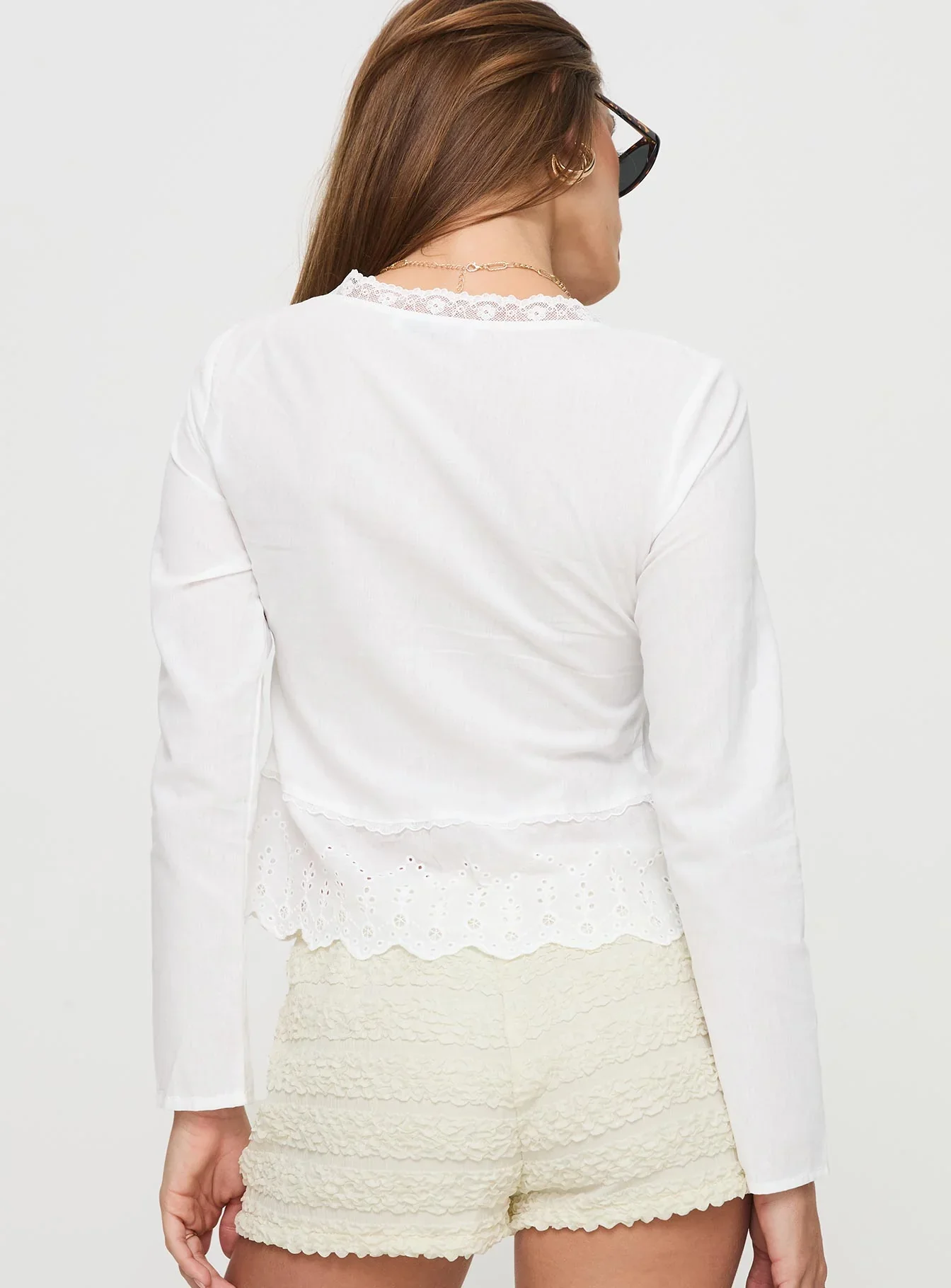 Pauline Top White