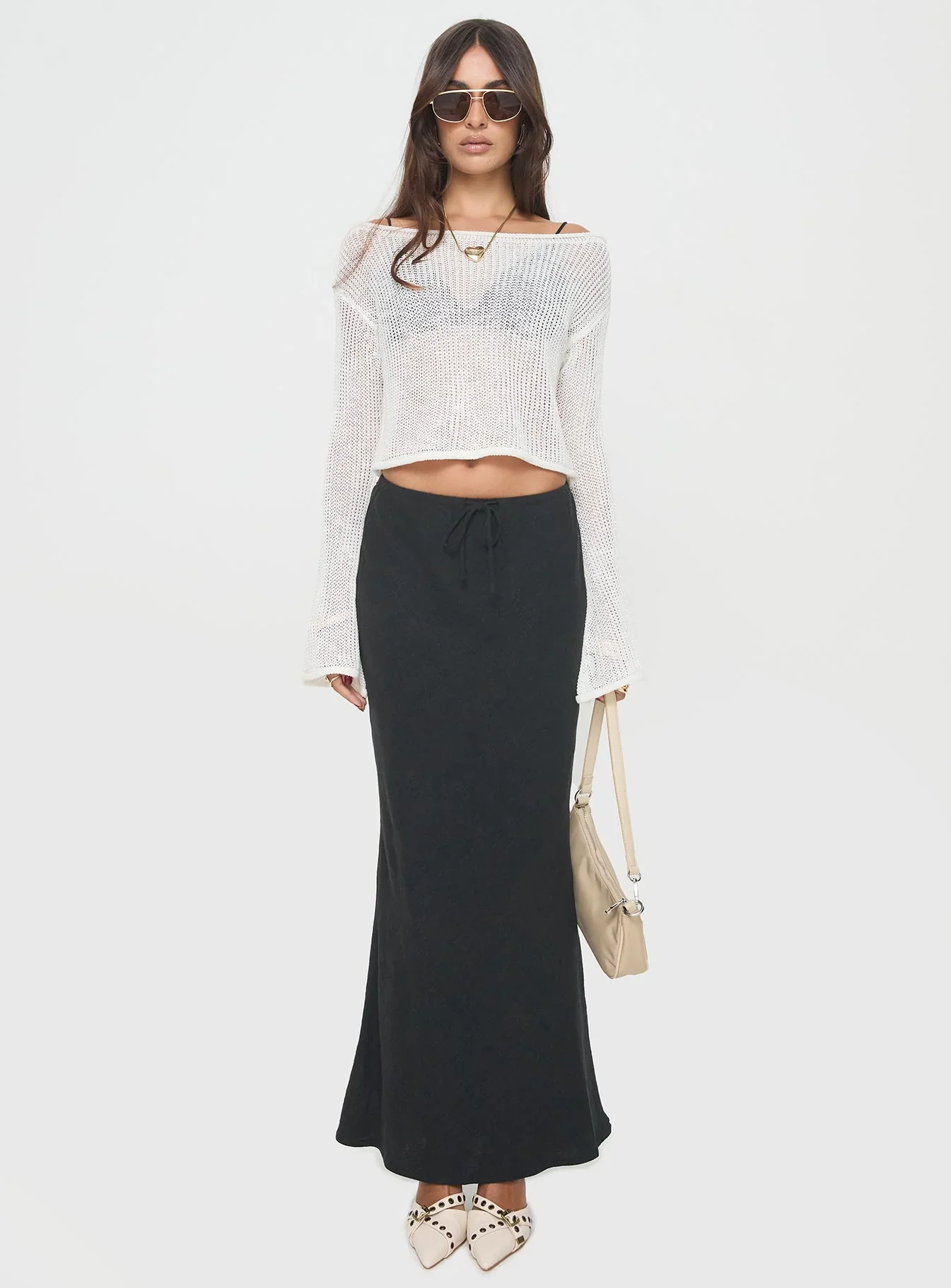 Cafe Pari Sweater White