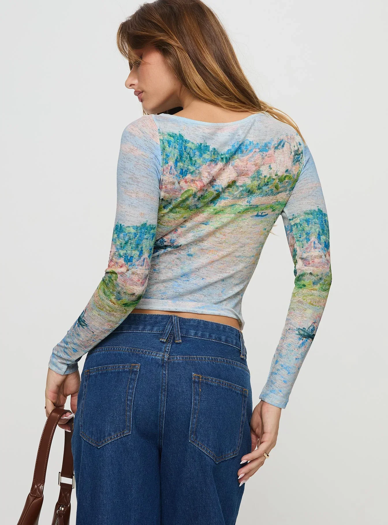Castle On The Hill Long Sleeve Top Multi