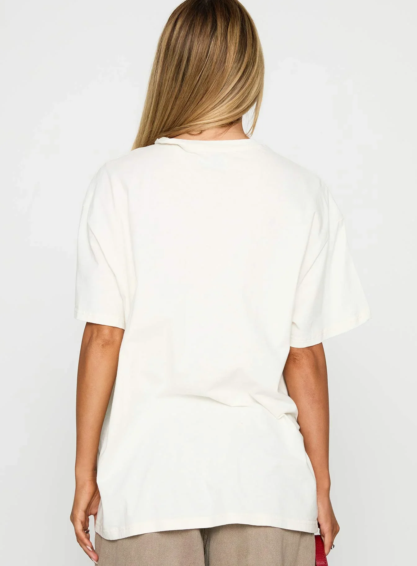 West Coast Style Oversized Top White