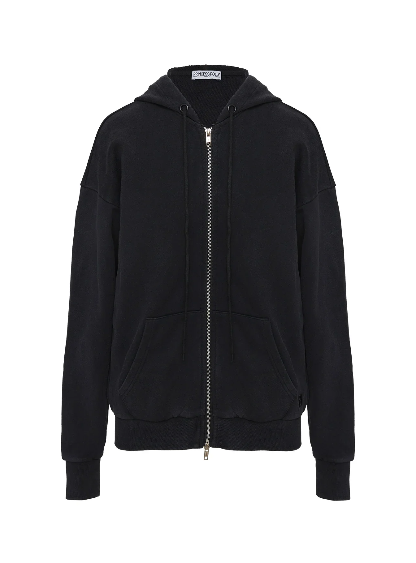 All Day Oversized  Hoodie Washed Black