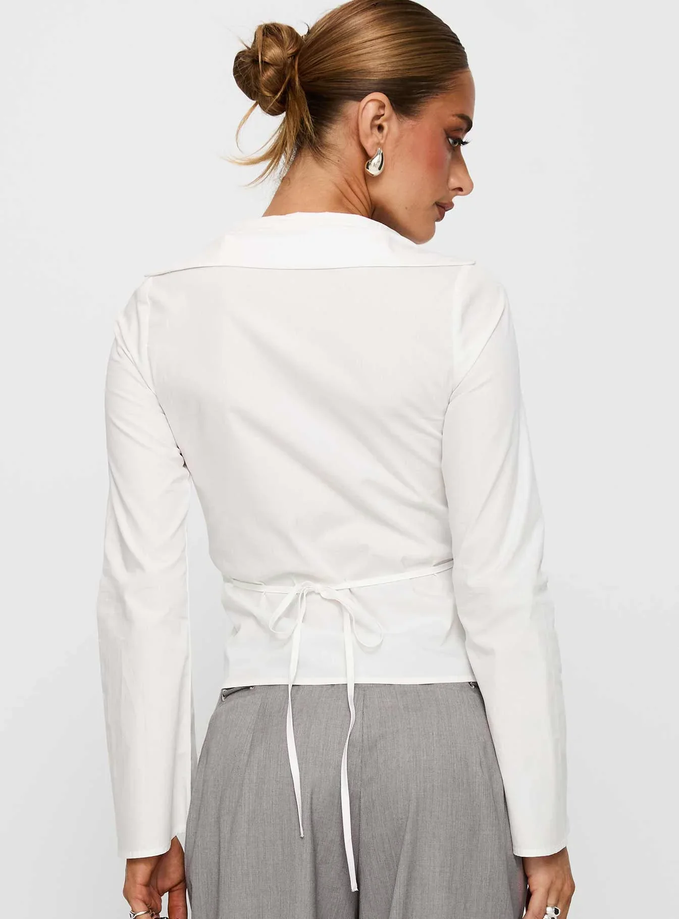 Arianwyn Long Sleeve Shirt White