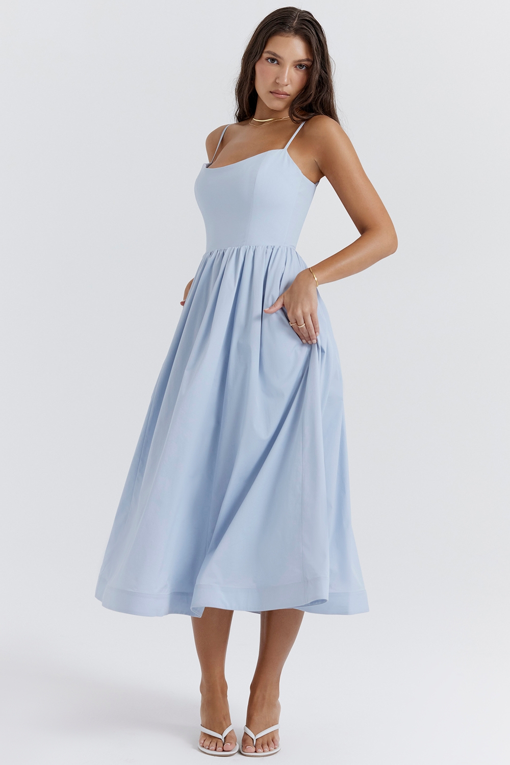 Lolita-Soft Blue Corset Sundress