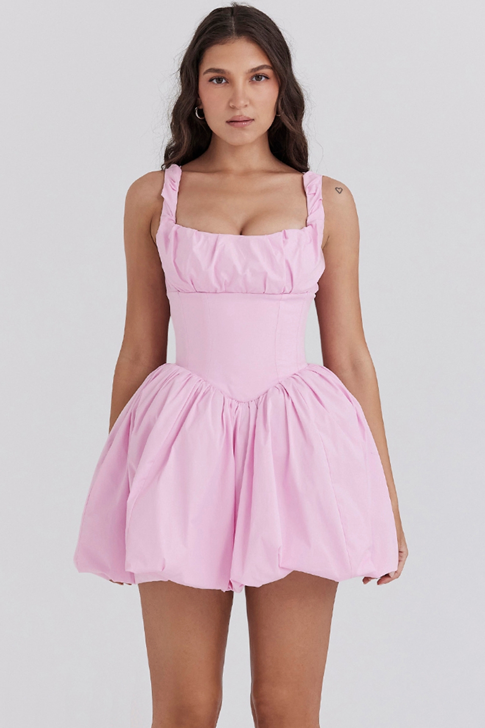 Le Puff-Cotton Candy Cotton Tulle Mini Dress