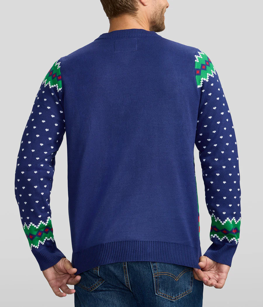 Men's Kiss Under the Mistletoe Ugly Christmas Sweater