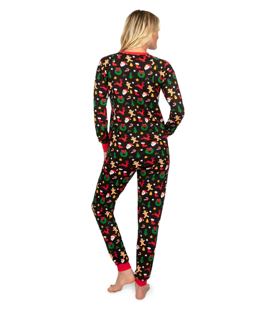 Women's Cookie Cutter Crew Neck Pajama Set