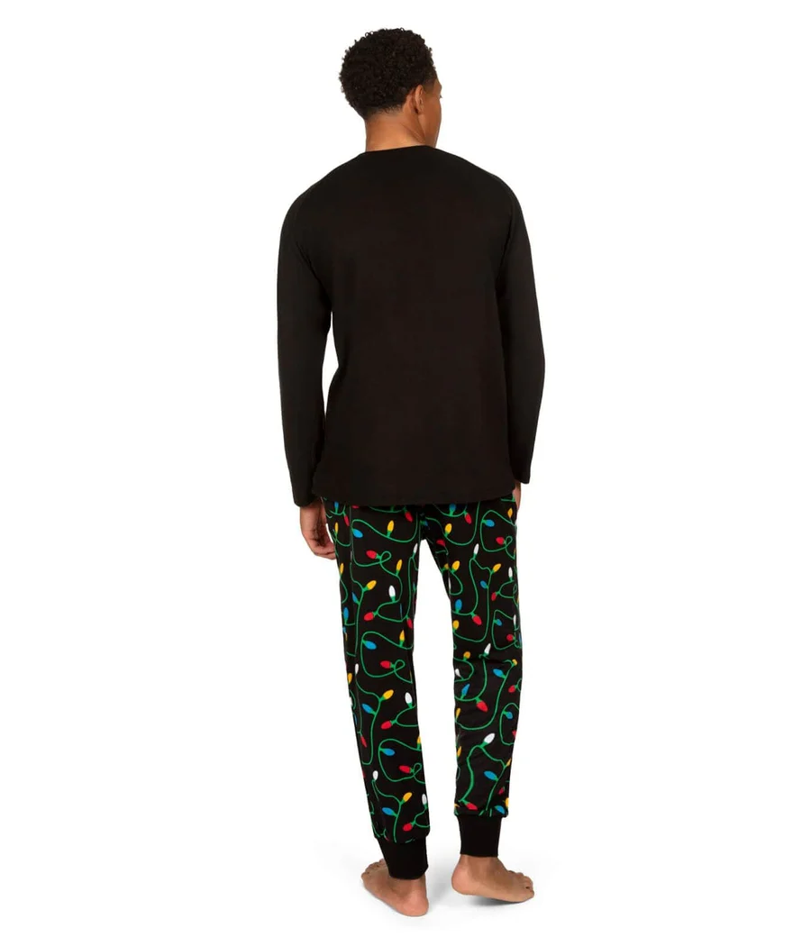 Men's Get Lit Crew Neck Pajama Set