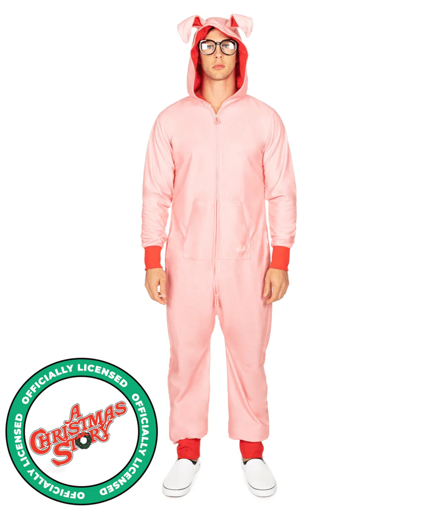 Men's Christmas Story Bunny Jumpsuit