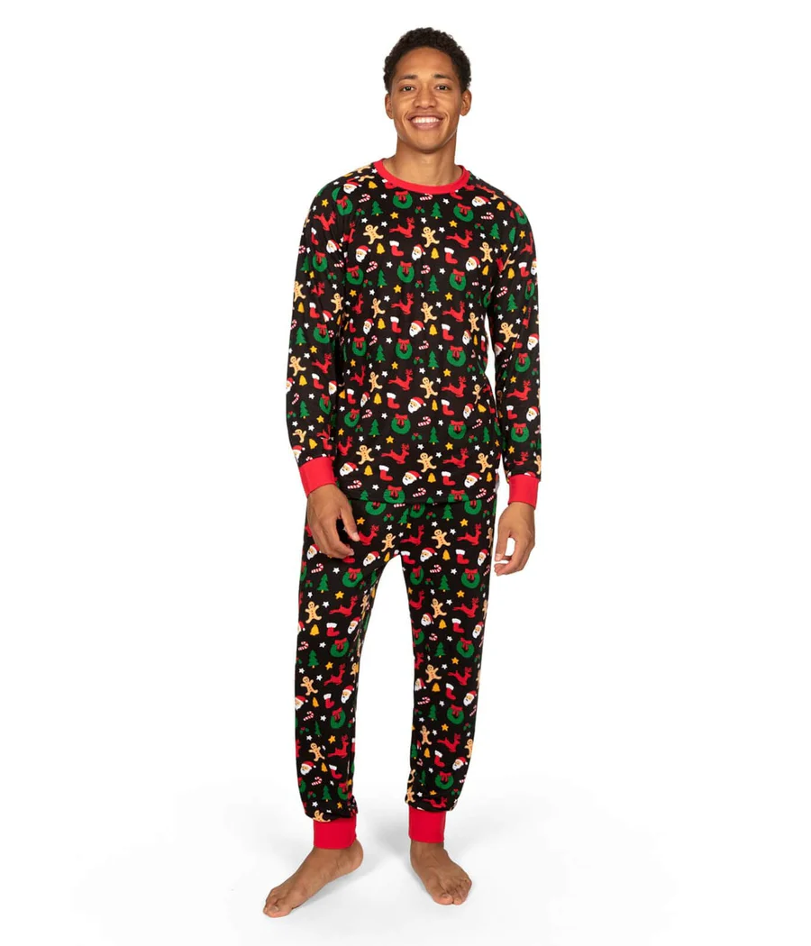 Men's Cookie Cutter Crew Neck Pajama Set