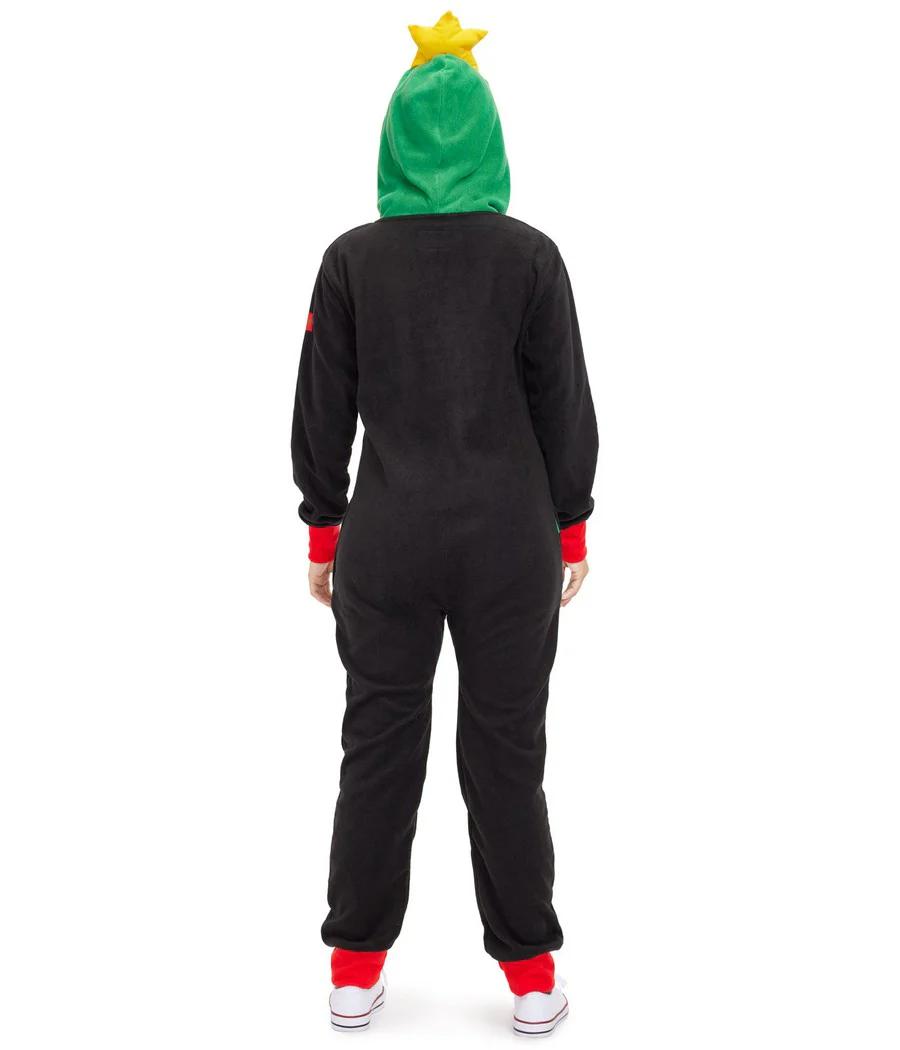 Women's Christmas Tree Toss Game Jumpsuit