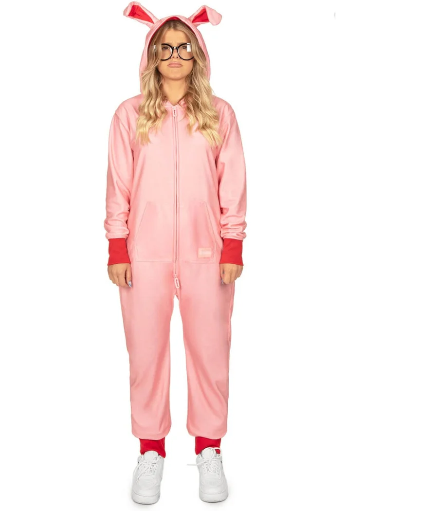 Women's Christmas Story Bunny Jumpsuit