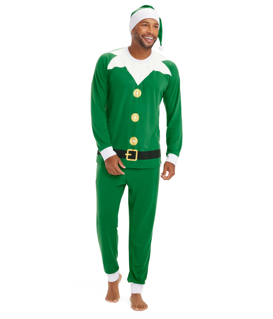 Men's Elf Crew Neck Pajama Set