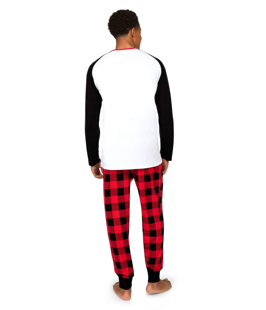 Men's Team Santa Crew Neck Pajama Set