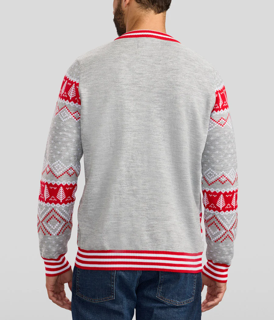 Men's Rudolph Light Up Ugly Christmas Sweater