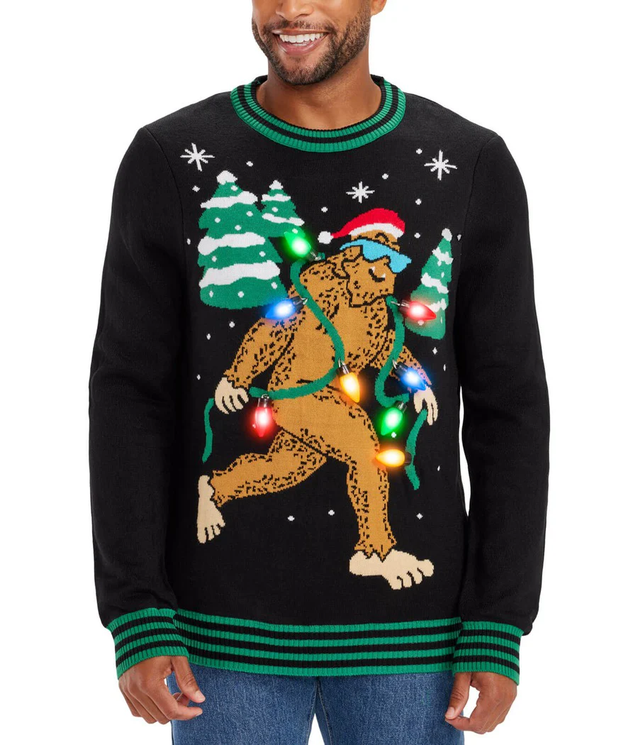 Men's Lit Legend Light Up Ugly Christmas Sweater