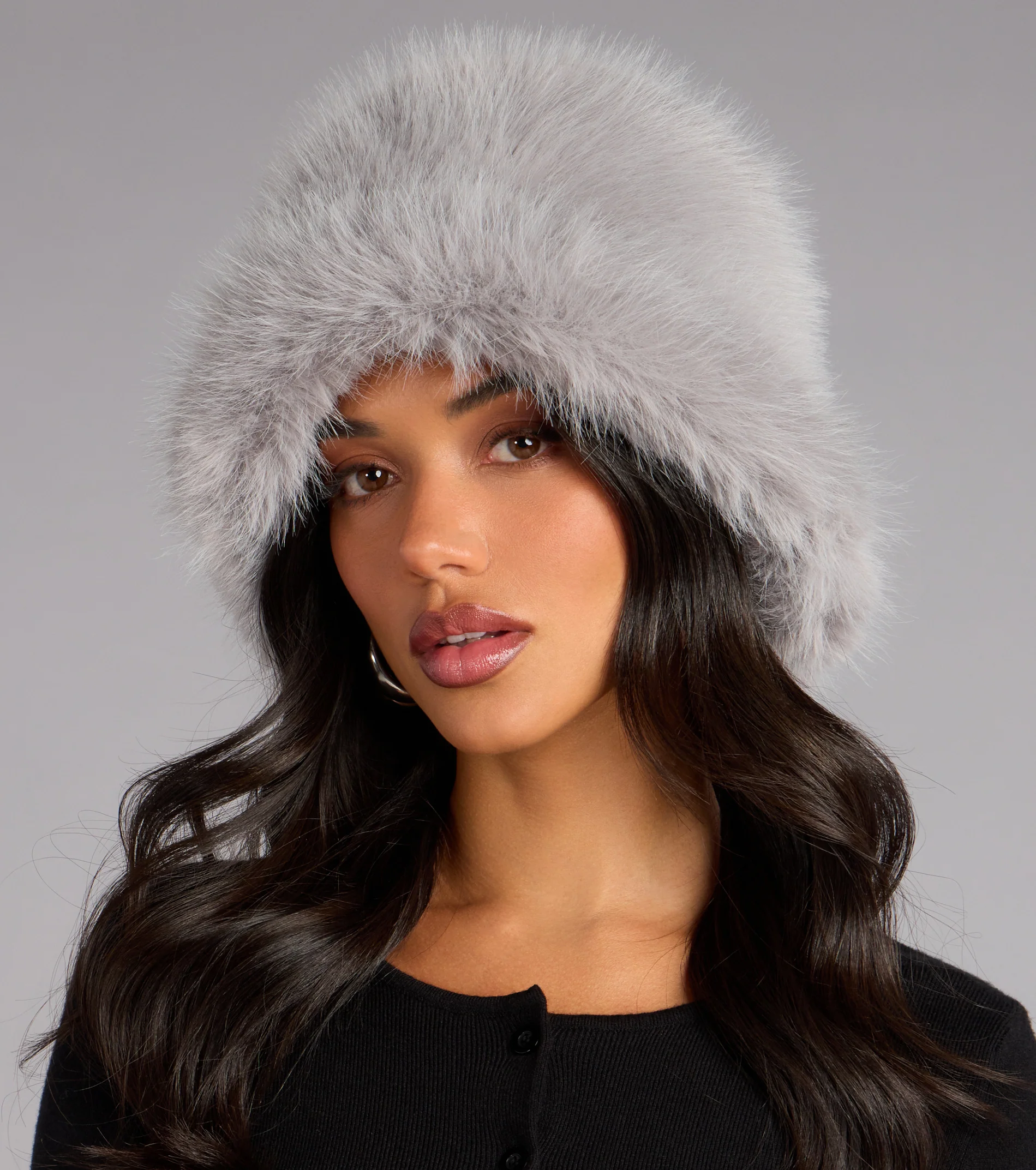 Fuzzy Feelings Faux Fur Bucket Hat