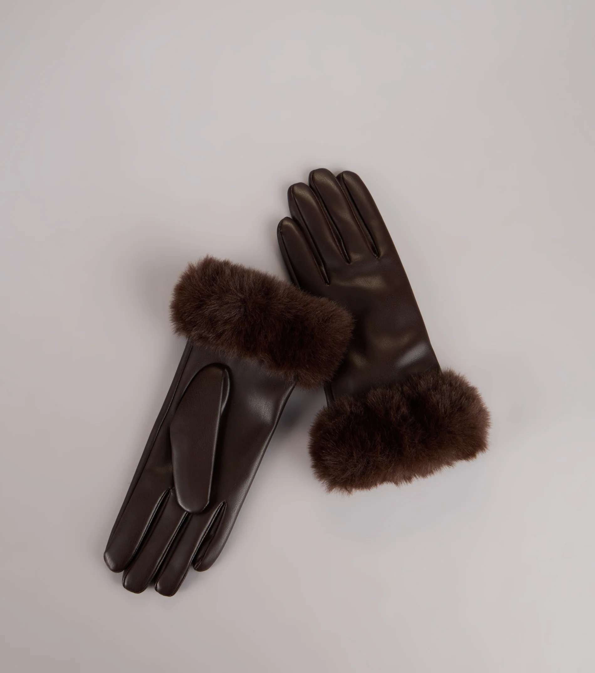 Luxe Intent Faux Fur Gloves