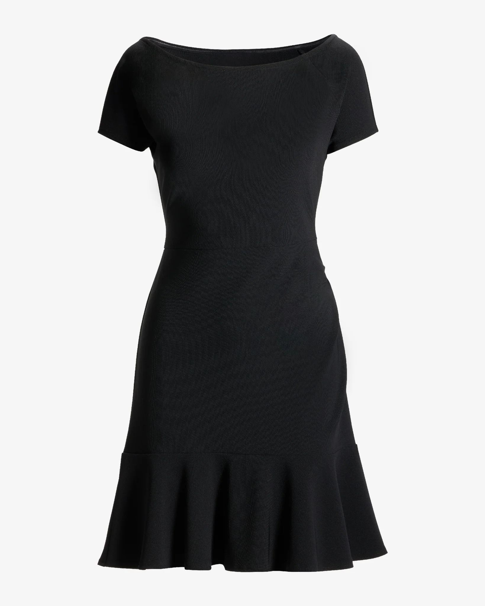 Beyond Travel One Shoulder Short Dress Jet Black