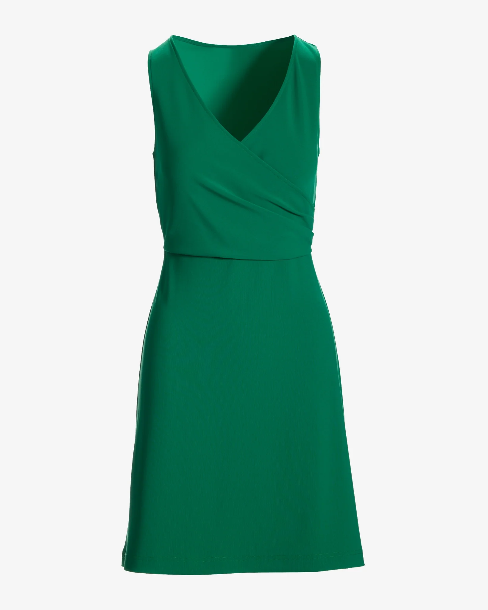 Beyond Travel Cross Front Dress Shamrock
