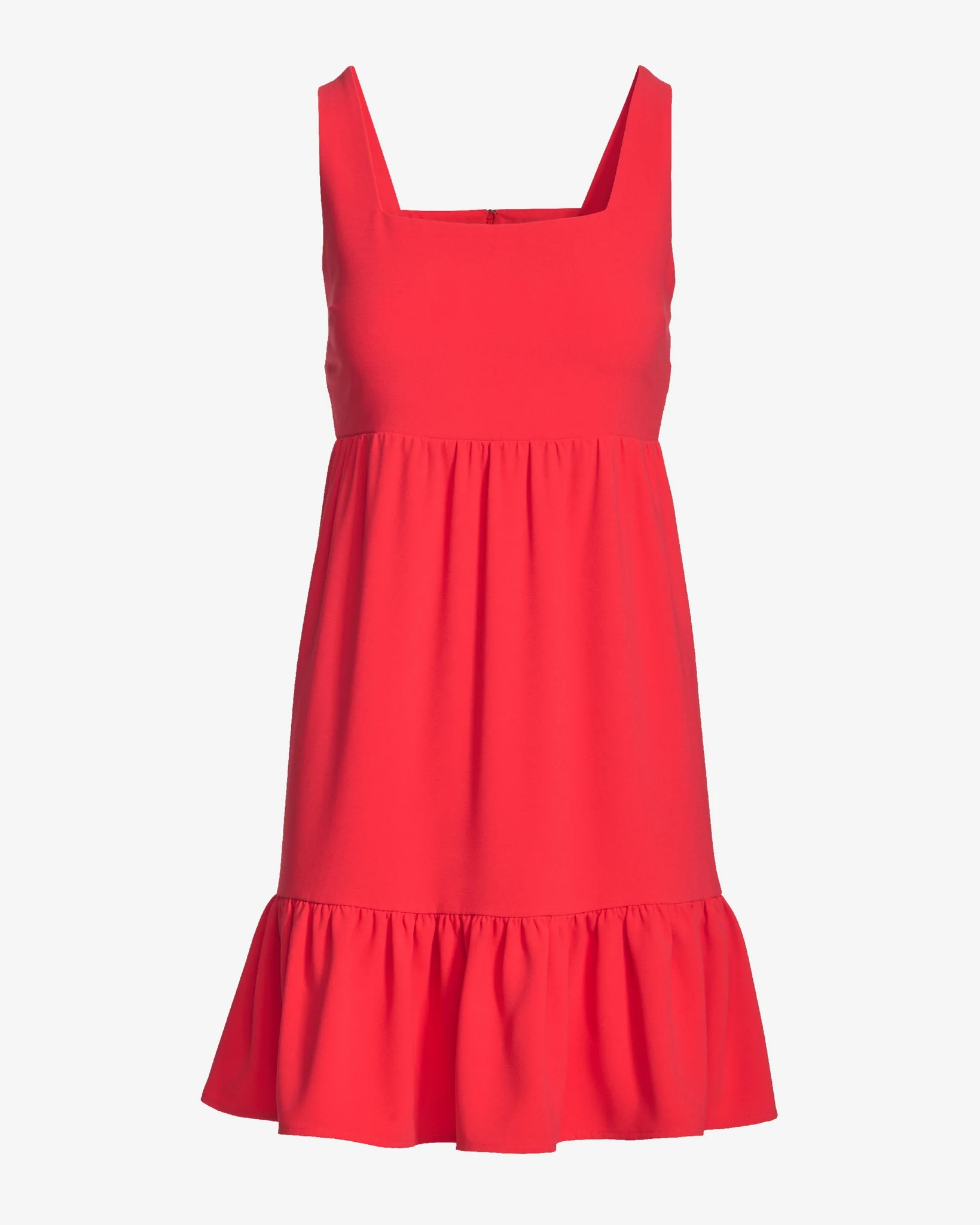 Versatile Tiered Short Dress Hibiscus