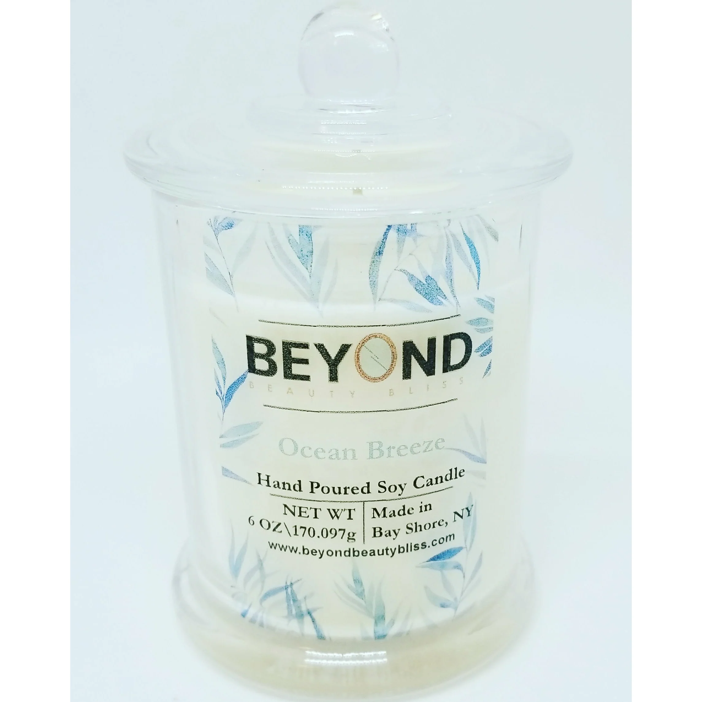 Knob Lid Candle Jar