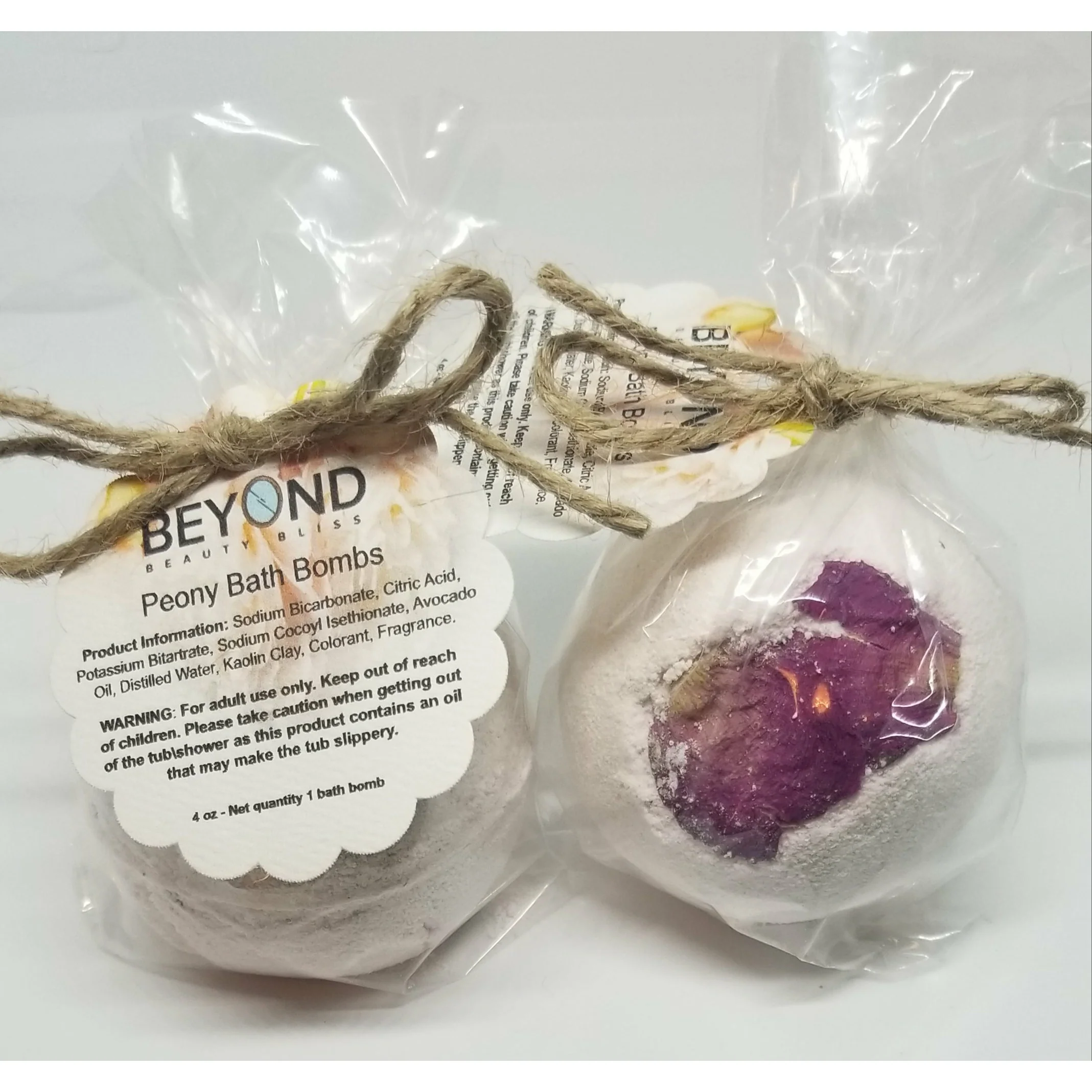 Pink Peony Bath Bombs