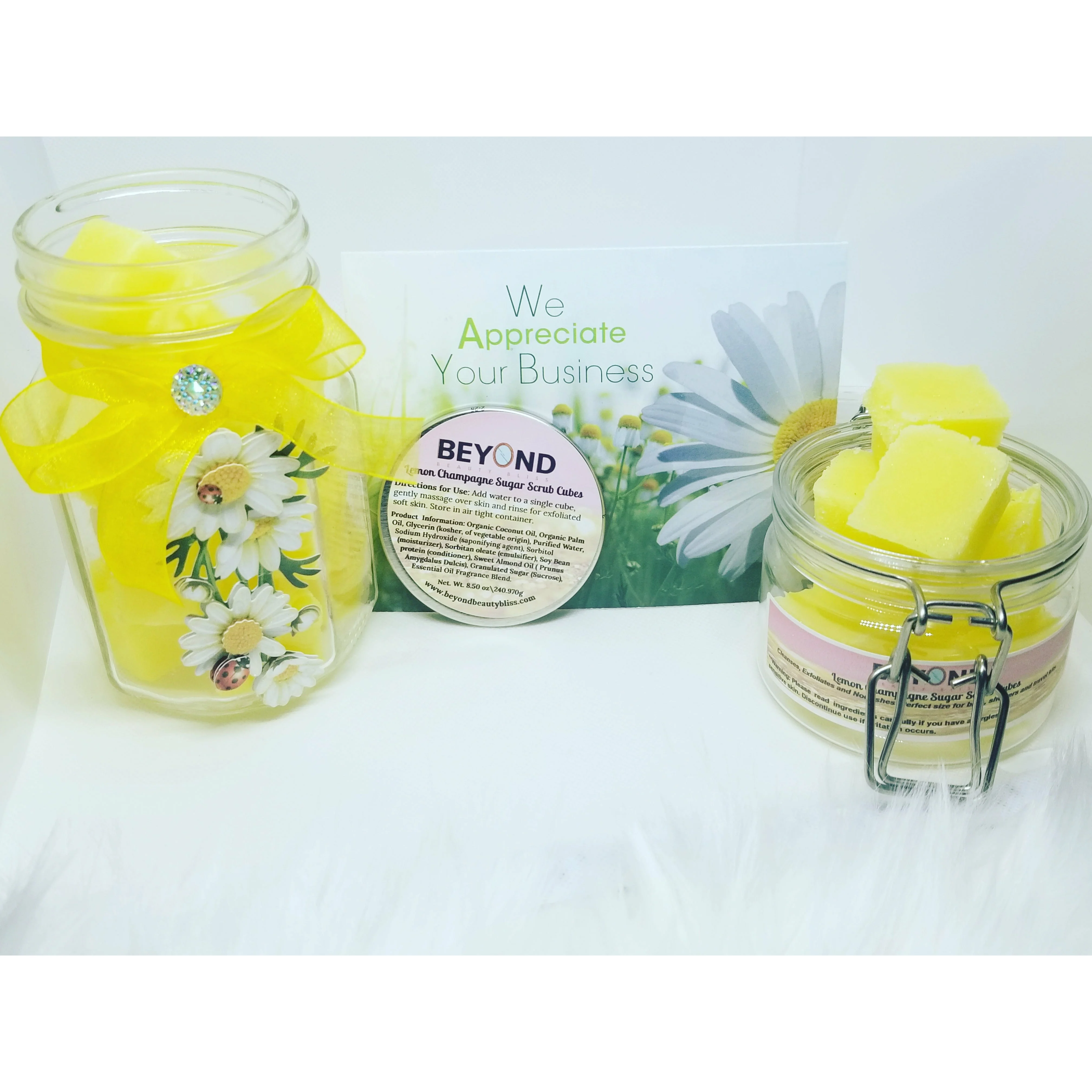 Lemon Champagne Sugar Scrub