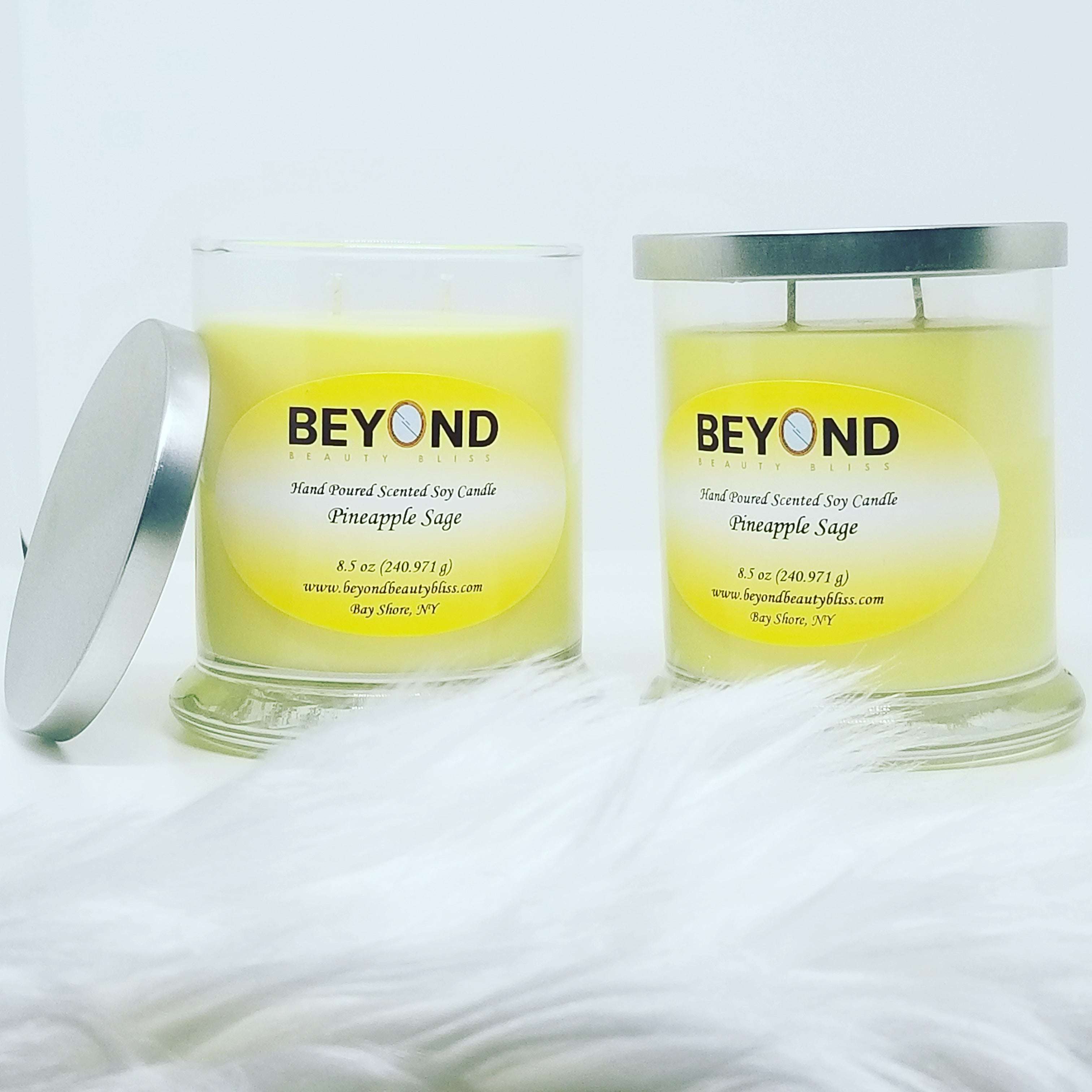8.5 oz Status Jar with Lid Soy Candles, Pick your scent